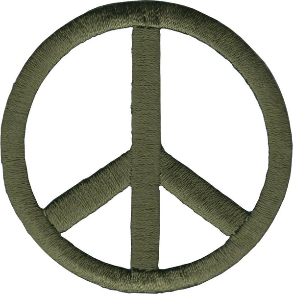 Patch Peace Sign Green