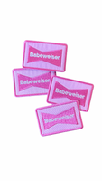 Babeweiser beer preppy pink patch