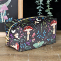 Dark Forest Mushroom Makeup Bag