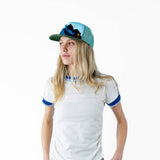 Tiptop Trucker Hat: Blue