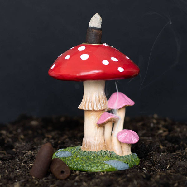 Dark Forest Mushroom Backflow Incense Burner