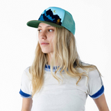 Tiptop Trucker Hat: Blue