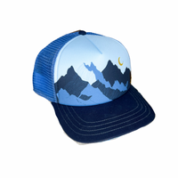 Tiptop Trucker Hat: Blue