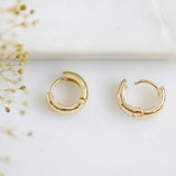 Earrings Chubby Hoop: GOLD